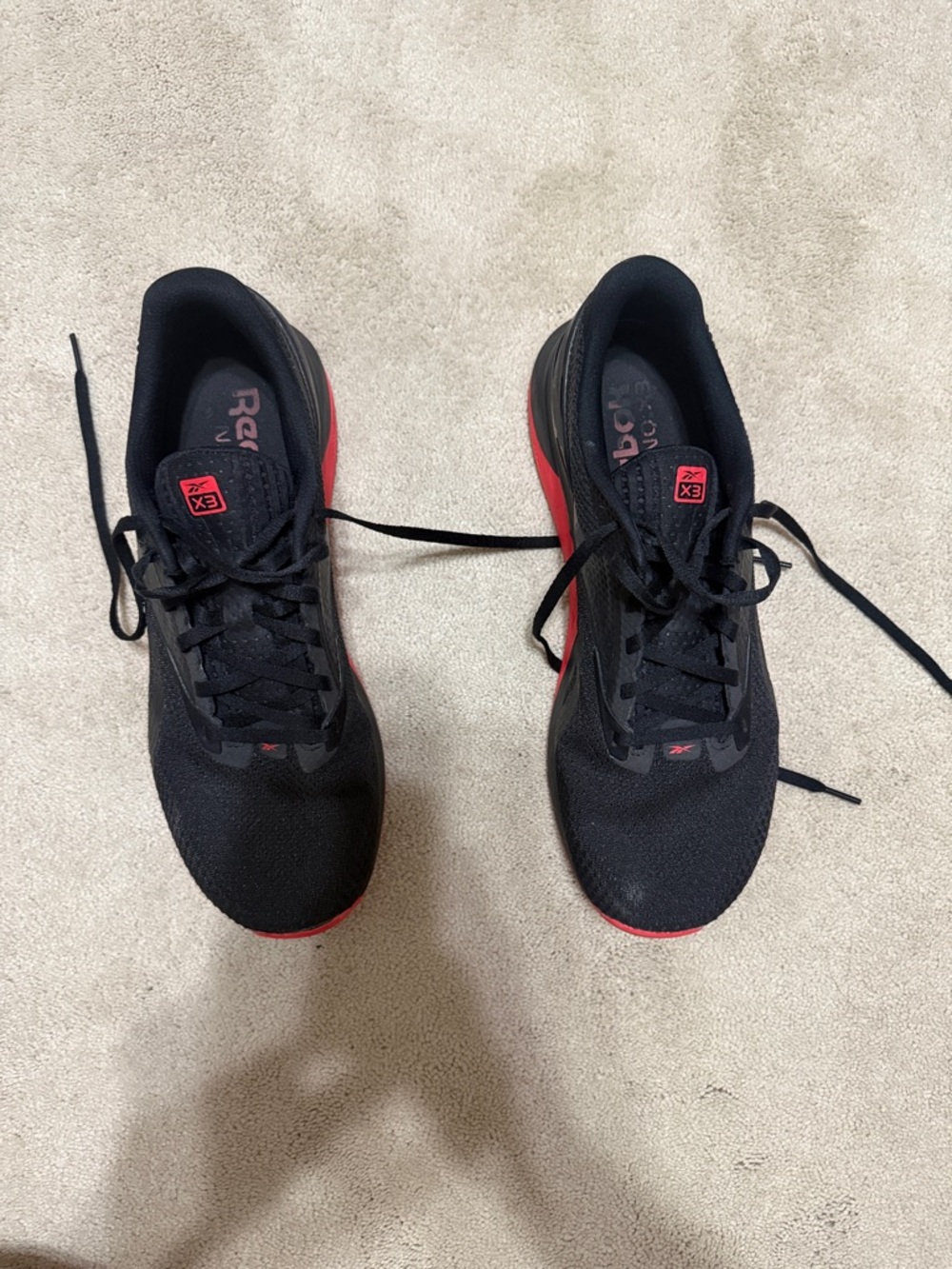 Reebok Nano x 3 Men’s Black and Orange CrossFit/cross training shoes